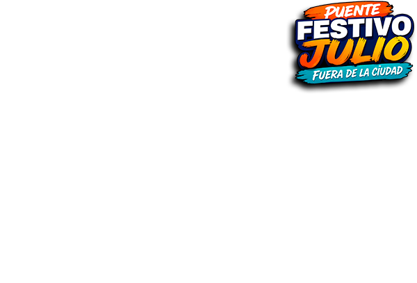 Puente Festivo Julio fuera de la Ciudad
