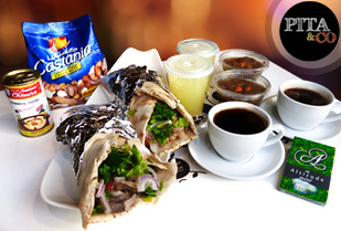 50% Menu para 2 Pita & Co