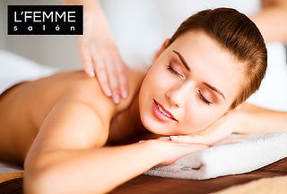 L'Femme Salón: Masaje de Relajación o Descontracturante