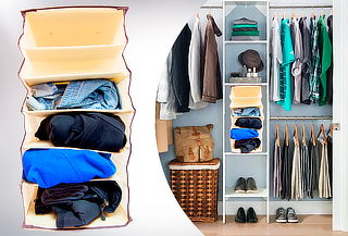 Organizador de Clóset para Vestuario