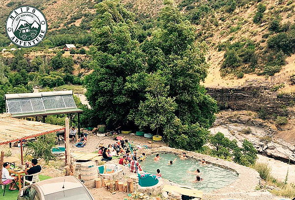 Entrada Piscina + Zona de Picnic en Cajón del Maipo