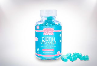 1,3 o 6 Frascos de vitaminas para cabello Biotin Vitamins
