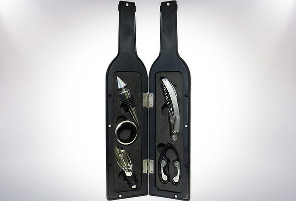 Kit Destapador de Vinos en Forma de Botella