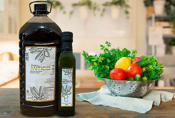 Aceite Oliva extra virgen de 5 Lt. + aceite oliva de 250 cc 