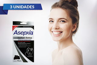 Pack 3 Parches Carbon Asepxia 12 Piezas c/u