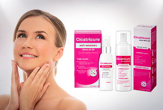 Pack cicatricure mousse micelar + Crema antimanchas 