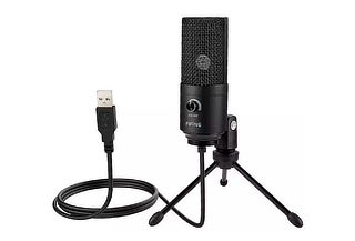 Micrófono Fifine USB 16 MM Diafragma Modelo K670B + Envío
