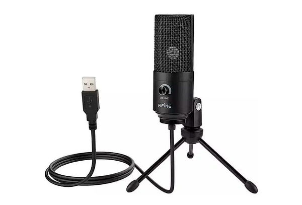 Micrófono Fifine USB 16 MM Diafragma Modelo K670B + Envío