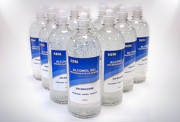 Alcohol Gel SERI sin enjuage