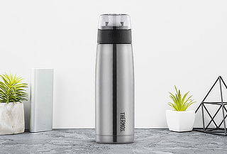 Botella Hidratación Inox Thermos 710ml Acero Carbón