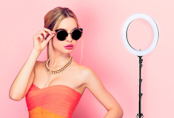 Aro Luz Led 26cm Selfie Tiktok + Trípode 210cm 