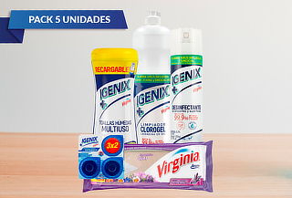 Pack Limpieza Rápida Igenix-Virginia 5 Unidades