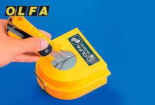 Contenedor para segmentos de hojas usadas