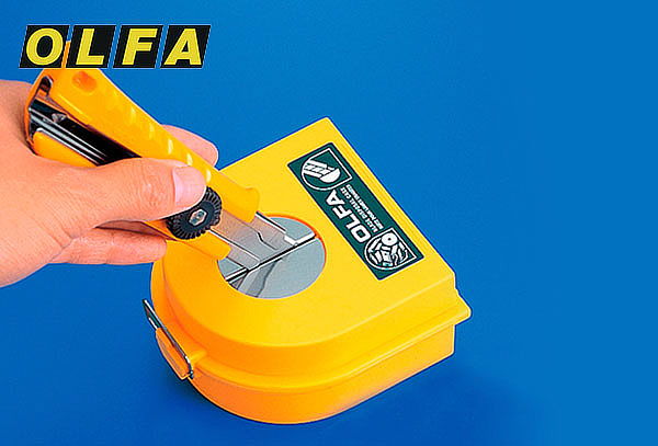 Contenedor para segmentos de hojas usadas
