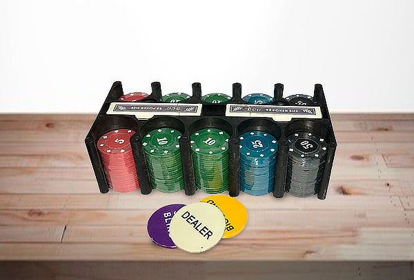 Juego De Mesa 200 Fichas Poker Texas Holden
