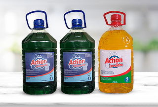 10 Lts Detergente Action + 5 Lts de Lavaloza Action