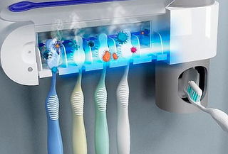 Esterilizador UV de cepillos 3 en 1 con retiro