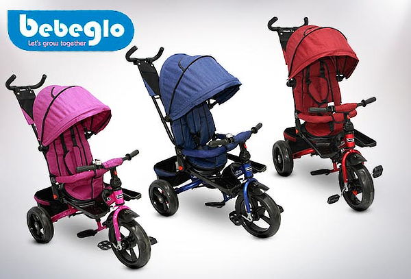 Triciclo Coche Reversible RS-4075 marca Bebeglo