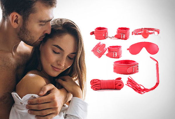 Kit erótico Dominatrix Color Rojo