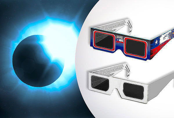 Pack de 5 o 10 Lentes de Sol para eclipse