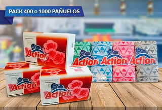 Pack de 400 o 1.000 Pañuelos Desechables