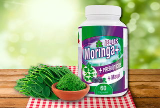60 Cápsulas Energizante con Maqui y Prebióticos Moringa Plus