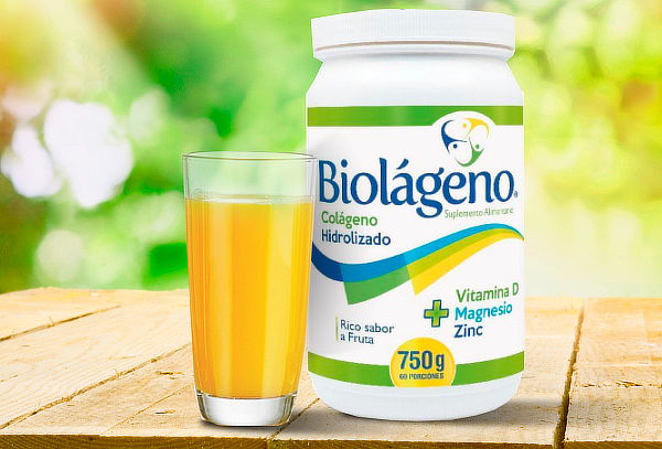Biolágeno Hidrolizado 750 g, Sabor Frutal