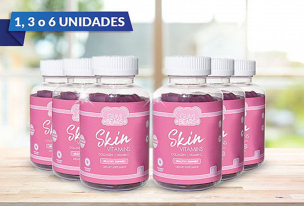 Gomitas Skin Vitamins, Vitaminas Masticables