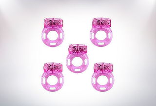 Set de 5 anillos Vibradores de Silicona