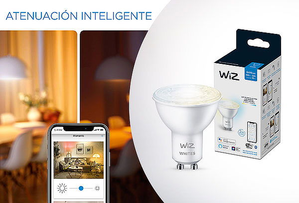 Ampolleta Wifi LED Wiz White Tunable GU10