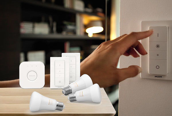 Kit Inicio 3 Ampolletas Inteligentes Bluetooth + 2 Dimmer
