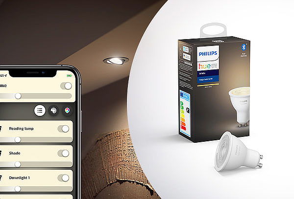 Ampolleta Inteligente Bluetooth GU10 White Philips HUE