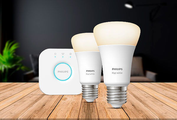 Pack 2 Ampolletas Inteligentes E27 White Philips HUE