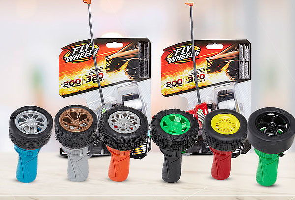 Fly Wheels Coleccionable Lanzador + Rueda 