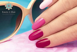 Manicure Esmaltado Permanente con 2 Tonos a Elección y Más