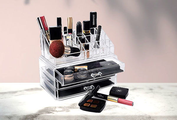 Organizador Cosméticos Acrílico Belleza