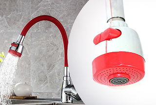 Manguera Flexible Lavaplatos Cocina Llave Roja