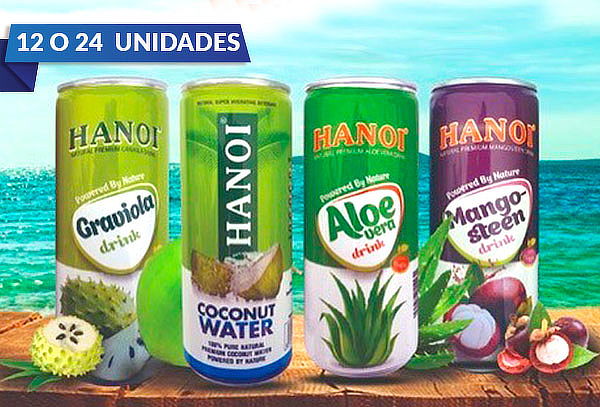 Pack 12 o 24 Latas HANOI 250cc Sabores a elección