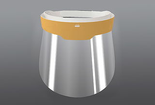 Protector Facial Ajustable Adulto, diseño a elección