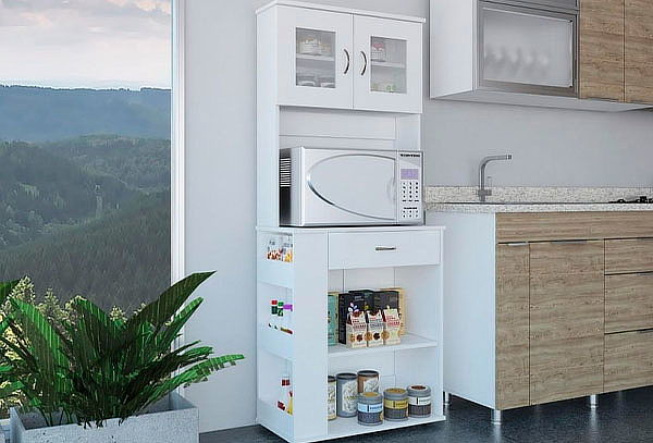 Modulo Microondas Capienza - Color Blanco Tuhome