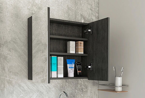 Gabinete de Baño Vanta - Color Roble Gris Tuhome