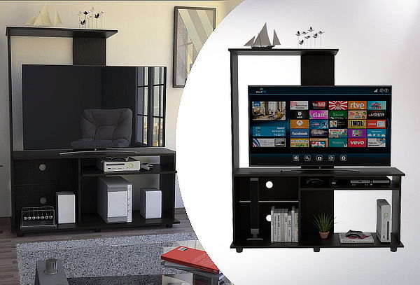 Estante TV 50'' Magallanes TuHome Wengue