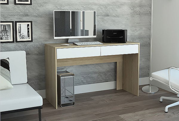 Escritorio Acre Rovere Blanco Marca Tuhome