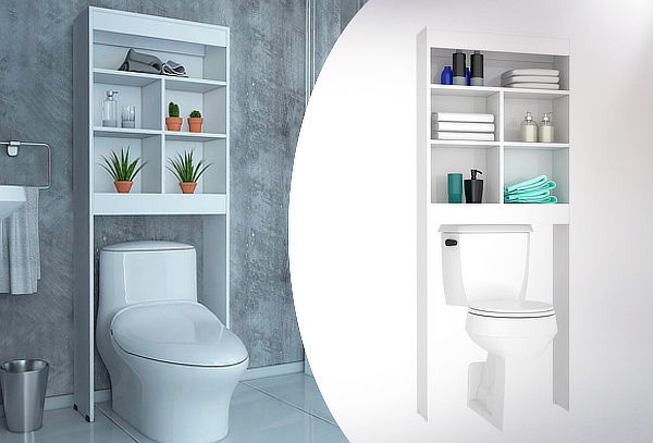 Mueble Optimizador Baño Bath 20 Blanco Marca Tuhome