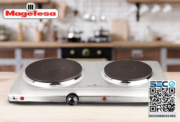 Cocina Eléctrica Dinamic Duo Inox