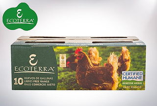 40 o 100 huevos L de gallinas libres de praderas. 