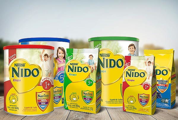 Pack 3 Unidades Nido etapas tarro 1600g + 2 bolsas 800gramos