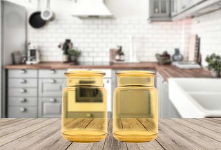 2 Vasos de Acrilico Vintage