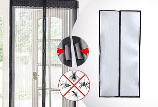 Pack 3 Cortinas malla magnética contra insectos