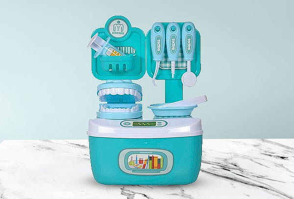 Kit Maleta Dentista Niños Juego Didactico 12 Piezas